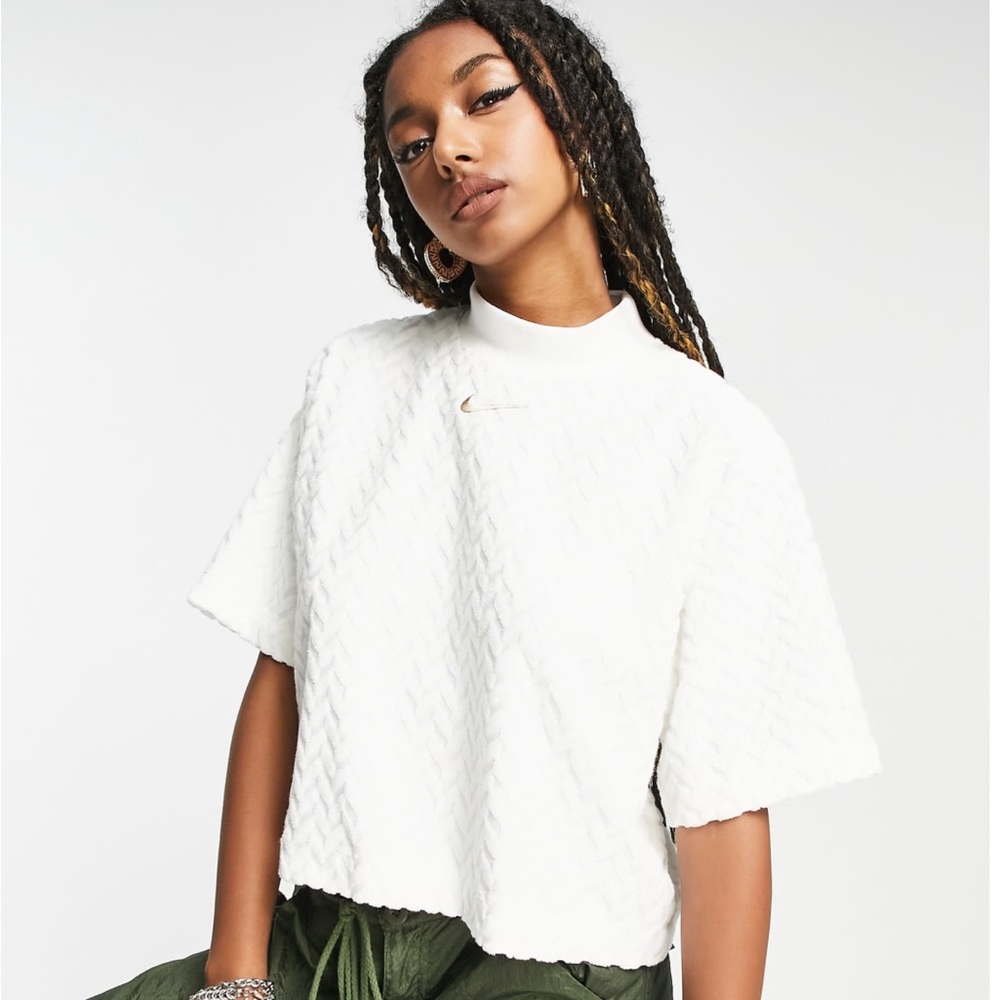 Nike Textured Crop Top, XS